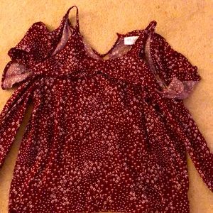 Off the shoulder blouse
